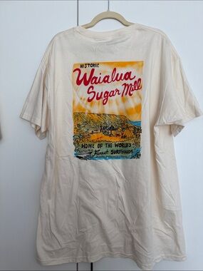 3rd Stone Hawaii Waialua Sugar Mill Graphic Tee Cream Men’s XXL
